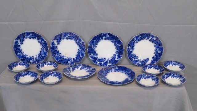 14 pcs of Argyle flow blue (1 of 6)