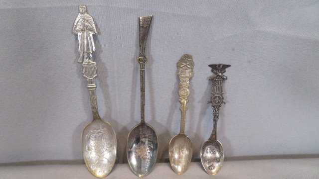 4 GAR souvenir spoons (1 of 4)