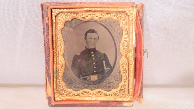 ID'd Union Officer tintype KIA (1 of 4)