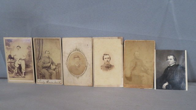 6 Civil War era CDV's (1 of 7)