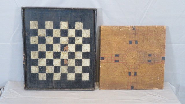 2 wood game boards (1 of 6)