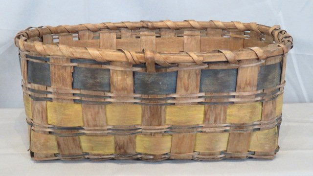 New England rectangular splint basket (1 of 6)