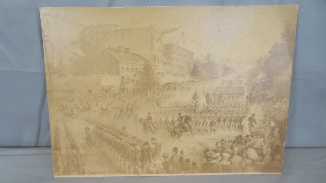 Image of the Grand Parade and Review of the Union Army: Image of the Grand Parade and Review of the Union Army taken in Washington, DC, May 24th-25th, 1865, copyright 1881, 10"T x 14"W