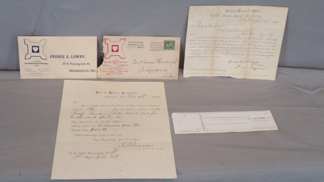 Indiana Civil War Era ephemera (1 of 6)