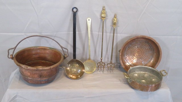 7 pcs of copper and brass items (1 of 5)