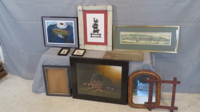 Group of 10 framed items (1 of 8)