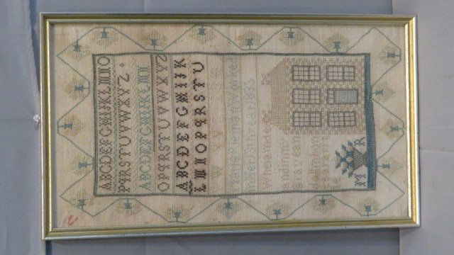 1835 American sampler (1 of 6)