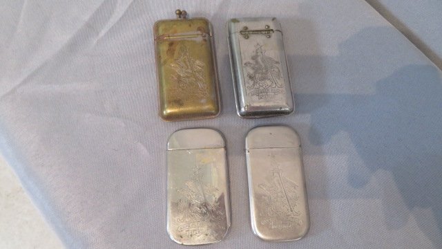 4 advertising match safes for Anheuser Busch (1 of 4)