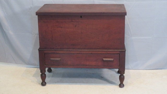 Mid 19th century cherry sugar chest (1 of 12)