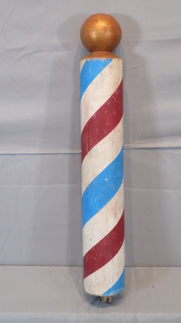Wood barber pole (1 of 6)