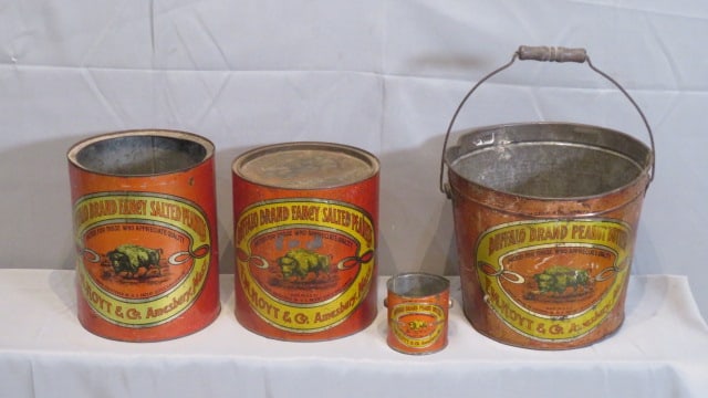 Buffalo Brand Peanut & Peanut Butter advertising tins (1 of 7)