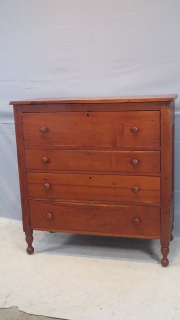 Ca 1840 cherry midwestern chest of drawers (1 of 6)