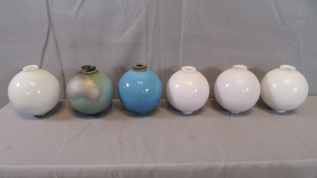 6 plain round lightning rod balls (1 of 5)