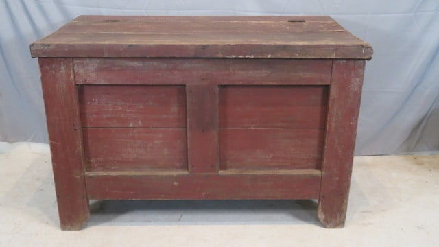 Painted Meal Bin with sliding dough board (1 of 6)