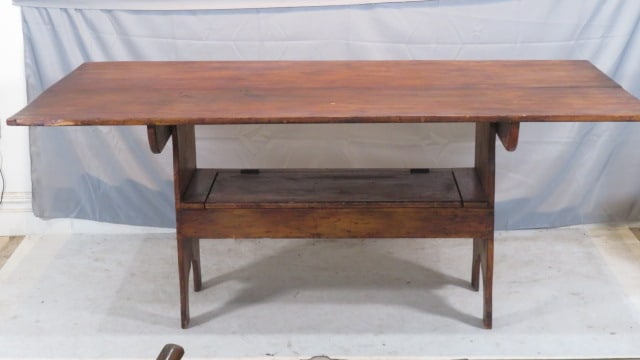 19th century pine PA hutch table (1 of 9)