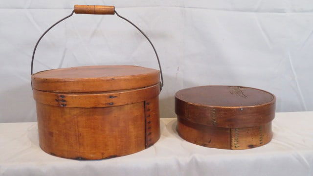 2 wood pantry boxes with lids (1 of 10)