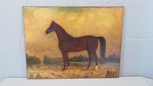 W.T. Eilerts late 19th century O/C painting of "Second Jewel"