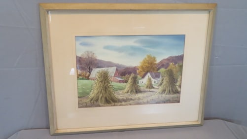 Kenneth J. Reeve (1910-2012) watercolor Brown Co., landscape