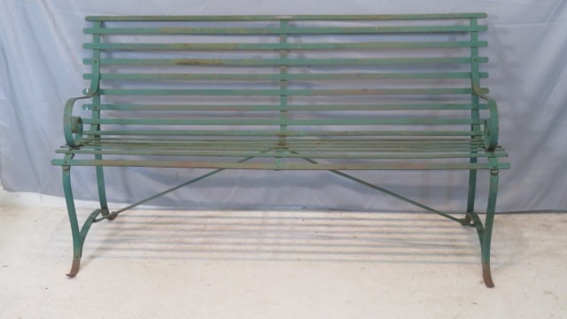 LaFayette, Ind. iron park bench (1 of 6)