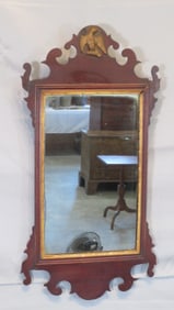 18th century Chippendale mirror with eagle