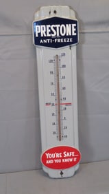 Porcelain Prestone Anti-Freeze thermometer