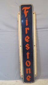 1949 porcelain Firestone sign