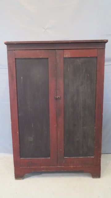 19th century poplar pie safe/cupboard (1 of 9)