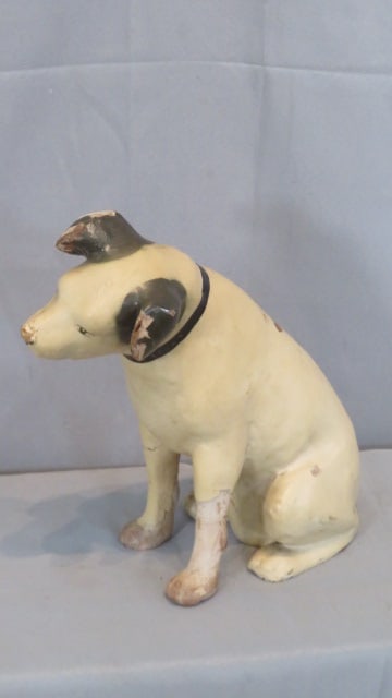 Antique Papier-Mache RCA Nipper (1 of 9)