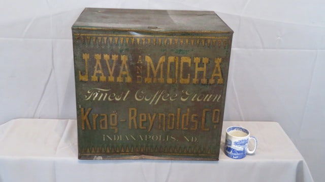 Krag-Reynolds Co., Indianapolis, Ind. coffee bin (1 of 9)