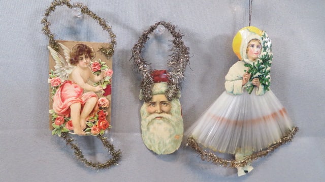 3 Dresden Christmas Ornamants (1 of 5)