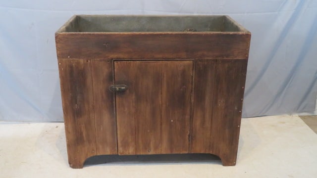 Pine zinc lined well dry sink (1 of 6)