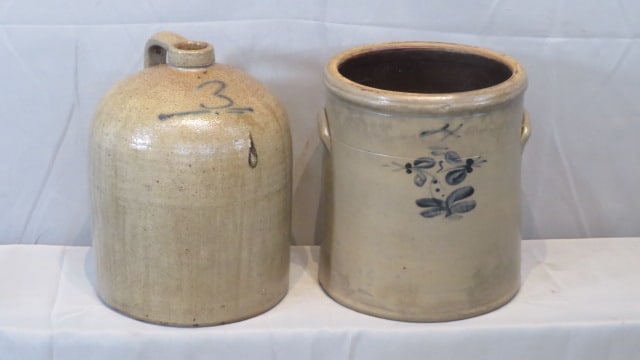 2 Midwestern pieces of stoneware (1 of 10)