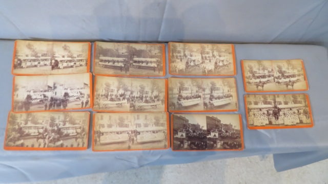 11 stereoview 1884 photographs of Delphi, Indiana (1 of 13)