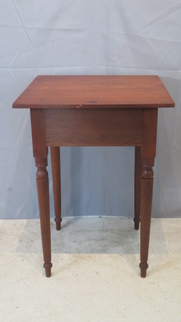 Mid-19th century walnut stand table (1 of 5)