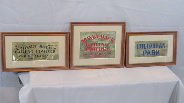 3 vintage Lafayette Indiana brass stencils (1 of 4)