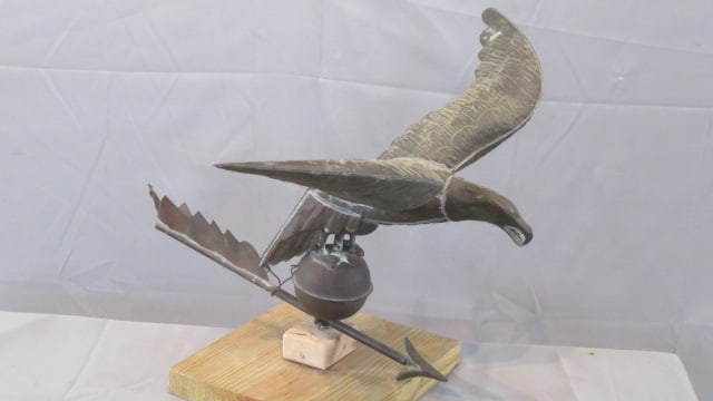 20th century copper eagle weathervane (1 of 6)
