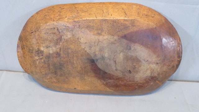 Hand hewn wood tray (1 of 4)