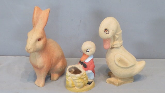 3 Easter paper mache figures (1 of 9)