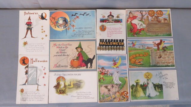 10 Vintage Halloween Postcards (1 of 6)