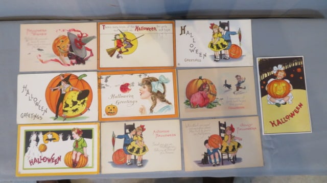 10 Vintage Halloween Postcards (1 of 6)