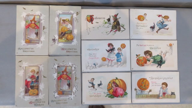 10 Vinatage Halloween Postcards (1 of 6)