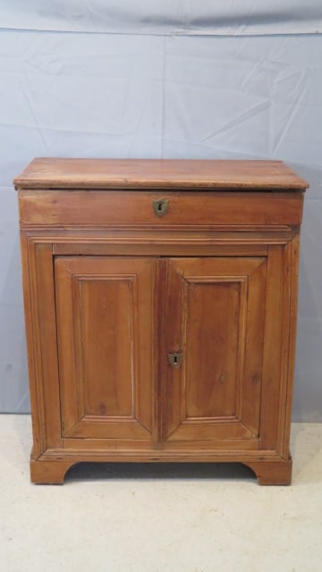 Diminutive French country pine cupboard (1 of 7)