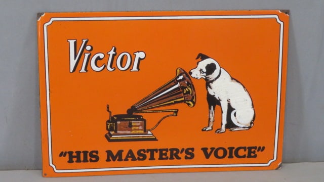 Victor His Master's Voice Nipper Painting