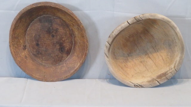 2 early pieces of woodenware (1 of 8)