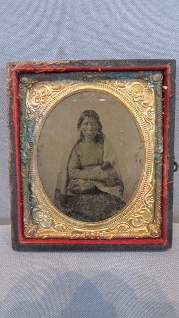 19th century ambrotype portrait of a Native American woman (1 of 5)