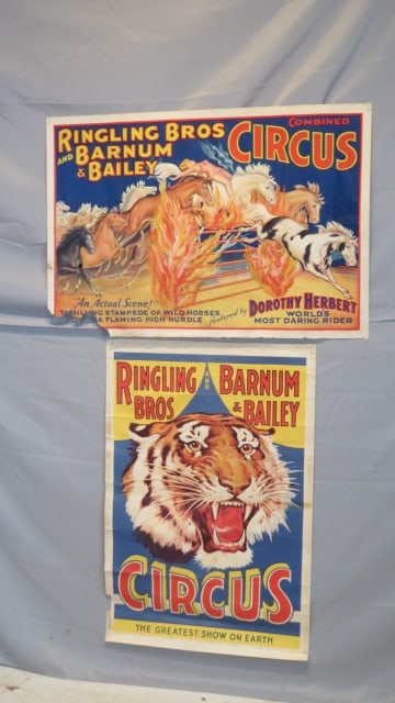 2 Ca 1930's Ringling Bros and Barnum & Bailey Circus posters (1 of 10)