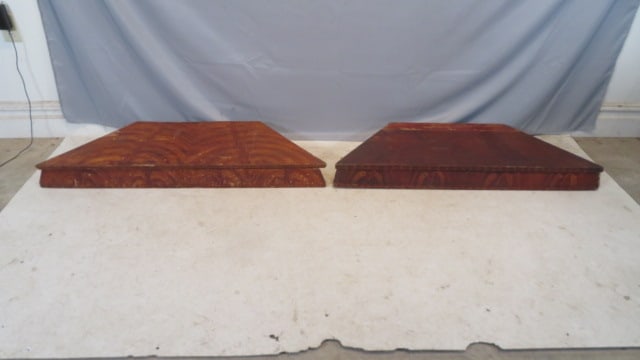 2 vintage zithers musical instruments in paint-decorated wood cases (1 of 2)