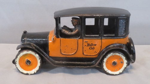 Arcade Cast Iron Yellow Cab