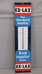 Porcelain Ex-Lax Advertising Thermometer