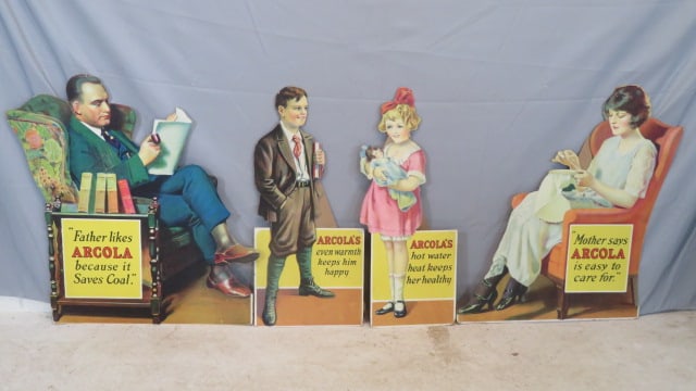 4 Cardboard Die Cut Advertising Signs (1 of 10)